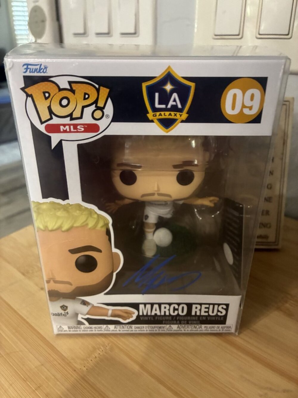 Funko Pop! MLS Marco Reus LA Galaxy #09 Vinyl Figure With Signature